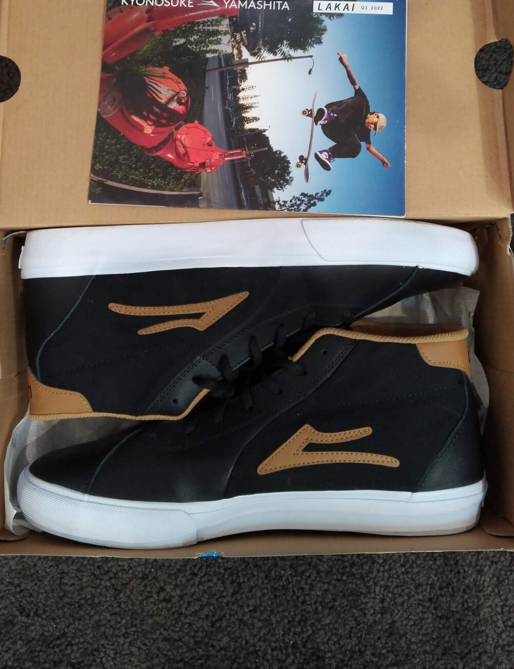 Lakai Flaco II Mid Skate Shoes Sneakers - Size 12
